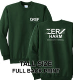 Zero Harm - TALL Essential Fleece Crewneck Sweatshirt