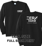 Zero Harm - TALL Essential Fleece Crewneck Sweatshirt