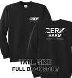 Zero Harm - TALL Essential Fleece Crewneck Sweatshirt