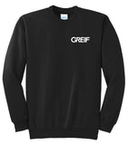 Port & Company® - TALL Essential Fleece Crewneck Sweatshirt with Greif Printed Logo - Men's