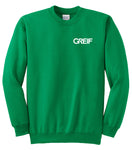 Port & Company® - TALL Essential Fleece Crewneck Sweatshirt with Greif Printed Logo - Men's