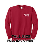 Zero Harm - TALL Essential Fleece Crewneck Sweatshirt
