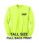 Zero Harm - TALL Essential Fleece Crewneck Sweatshirt