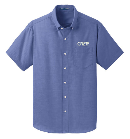 Port Authority® - Short Sleeve SuperPro™ Oxford Shirt - Men's