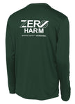 Zero Harm - TALL LONG SLEEVE Performance T-Shirt with Print Logo
