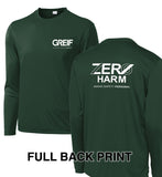 Zero Harm - Long-Sleeve PERFORMANCE T-Shirt