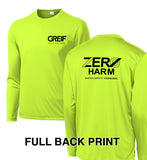 Zero Harm - Long-Sleeve PERFORMANCE T-Shirt