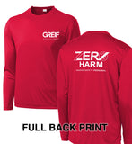Zero Harm - Long-Sleeve PERFORMANCE T-Shirt