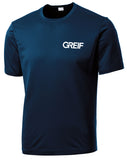 Sport-Tek® - 3.8 oz 100% Poly PosiCharge® Competitor™ Tee with Greif Printed Logo - Men's
