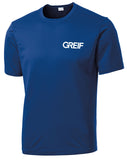 Sport-Tek® - 3.8 oz 100% Poly PosiCharge® Competitor™ Tee with Greif Printed Logo - Men's