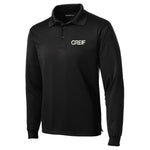 Sport-Tek® - Micropique Sport-Wick® Polo LONG-SLEEVE with Greif Embroidery Logo - Men's