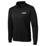 Sport-Tek® - Micropique Sport-Wick® Polo LONG-SLEEVE with Greif Embroidery Logo - Men's