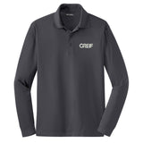 Sport-Tek® - Micropique Sport-Wick® Polo LONG-SLEEVE with Greif Embroidery Logo - Men's