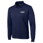 Sport-Tek® - Micropique Sport-Wick® Polo LONG-SLEEVE with Greif Embroidery Logo - Men's