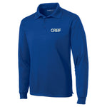 Sport-Tek® - Micropique Sport-Wick® Polo LONG-SLEEVE with Greif Embroidery Logo - Men's