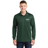 Sport-Tek® - Micropique Sport-Wick® Polo LONG-SLEEVE with Greif Embroidery Logo - Men's