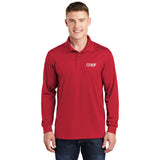 Sport-Tek® - Micropique Sport-Wick® Polo LONG-SLEEVE with Greif Embroidery Logo - Men's