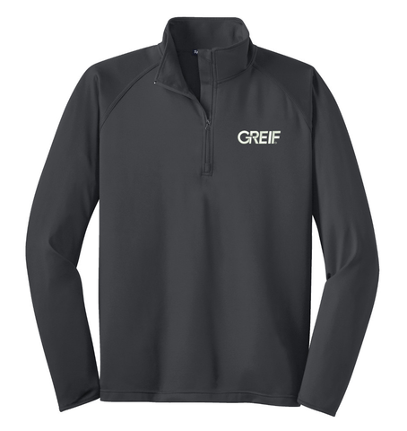 Sport-Tek® - Sport-Wick® Stretch 1/2-Zip Pullover with Greif Embroidery Logo - Men's