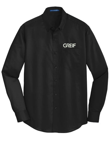 Port Authority® - TALL SuperPro™ Twill Shirt with Greif Logo - Men's
