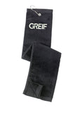 Tri-Fold Golf Towel with Grommet and Clip w/ Greif Logo
