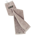 Tri-Fold Golf Towel with Grommet and Clip w/ Greif Logo