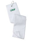 Tri-Fold Golf Towel with Grommet and Clip w/ Greif Logo