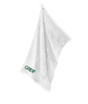 Microfiber Golf Towel with Carabiner w/ Greif Logo