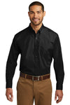 Port Authority® - LONG SLEEVE Carefree Poplin Shirt with Greif Logo - Men's
