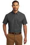 Port Authority® - Short Sleeve Carefree Poplin Shirt - Men's