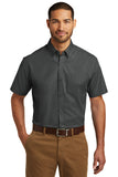 Port Authority® - Short Sleeve Carefree Poplin Shirt - Men's