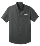 Port Authority® - Short Sleeve Carefree Poplin Shirt - Men's