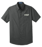 Port Authority® - Short Sleeve Carefree Poplin Shirt - Men's