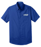Port Authority® - Short Sleeve Carefree Poplin Shirt - Men's