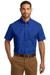 Port Authority® - Short Sleeve Carefree Poplin Shirt - Men's