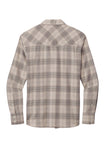 Port Authority Long Sleeve Ombre Plaid Shirt