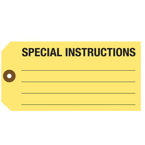 SPECIAL INSTRUCTIONS & ORDER REVIEW